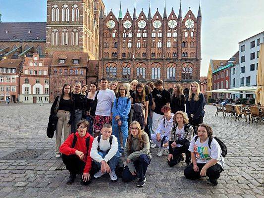 Polsko- niemiecka wymiana w Stralsundzie pt.:  „Was verbindet?”- „Co łączy?